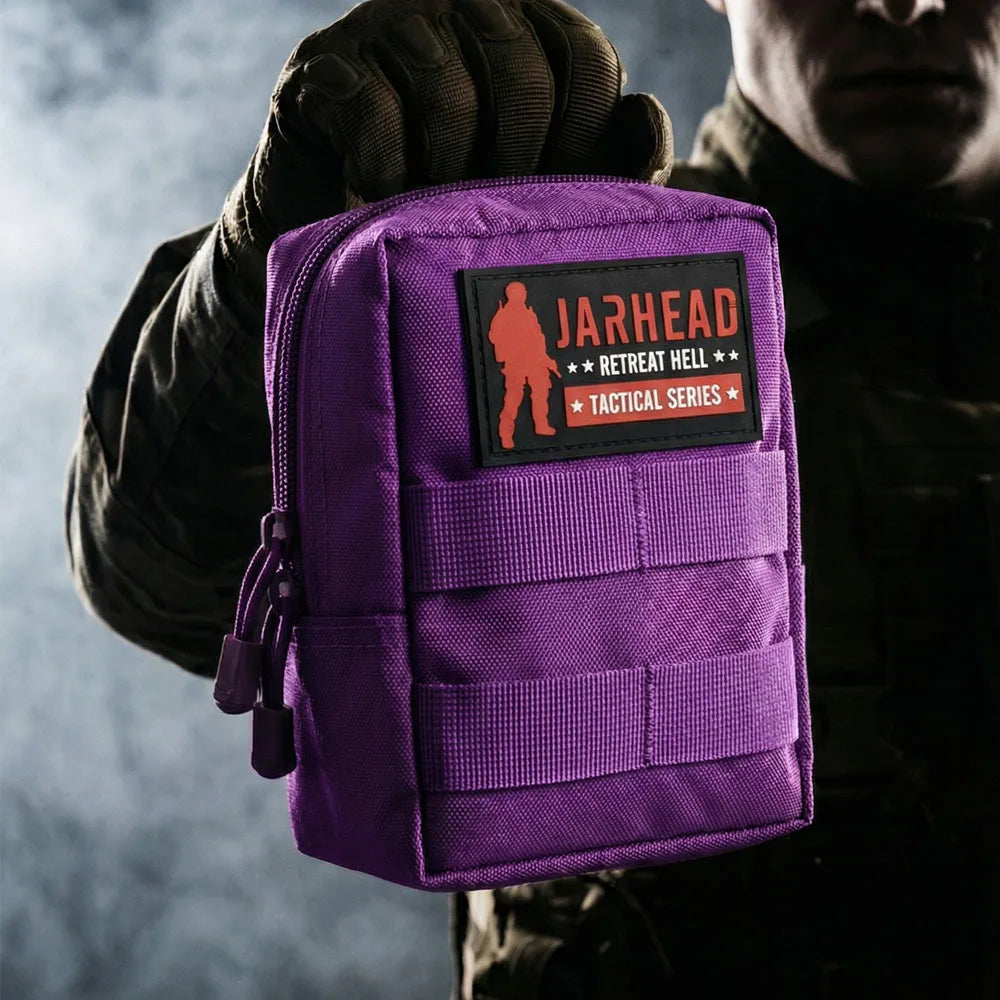 Tactical MOLLE Pouch EDC Utility First Aid Kit Bag Outdoor Waist Pack Water Resistant Nylon Gear Organizer for Hiking Camping
