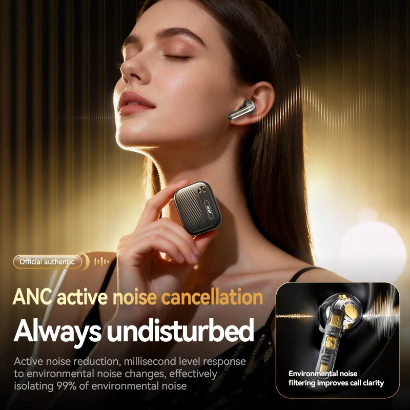 Acer Ohr644 In-Ear Wireless Bluetooth Headphones Anc Active Noise Reduction Panoramic Sound Effect Comfortable to Wear Long-Lasting Battery Life Dedicated for Sports and Running Compatible with Mobile Phones and Tablets