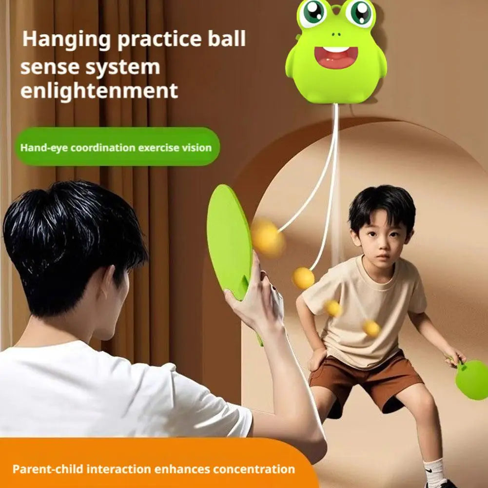 Indoor Hanging Table Tennis Trainer for Game Sports Exercise Indoor Playing Children for Door Frame Convenient Ping Pong Trainer