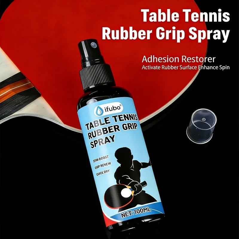 Table Tennis Racket Rubber Care Solution | Boost Adhesion | Restore Grip Anti-Static Long-Lasting