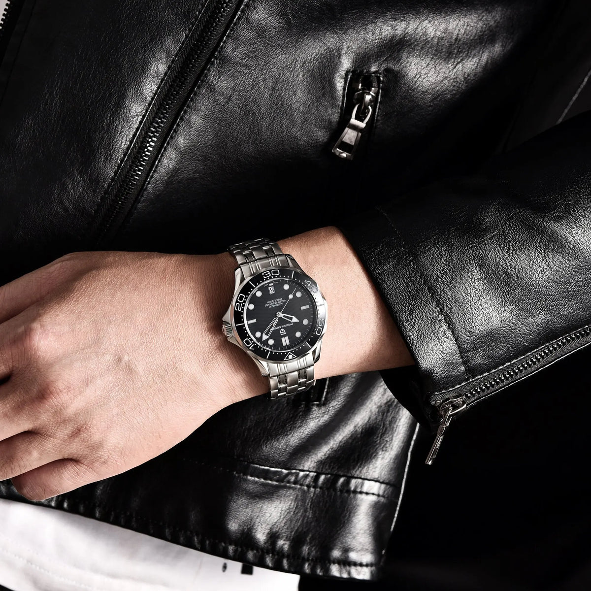 PAGANI DESIGN Men's Automatic Mechanical Watch Exclusive Customization Limited-Edition Luminous Sapphire Mirror Reloj De Buceo