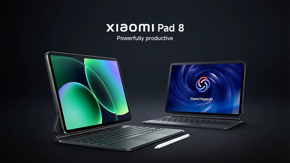 Xiaomi Pad 8 11.2-inch Global Version,Xiaomi HyperOS 3,Snapdragon®8s 4th Generation Chip,9200mAh Battery, 3.2K clear display