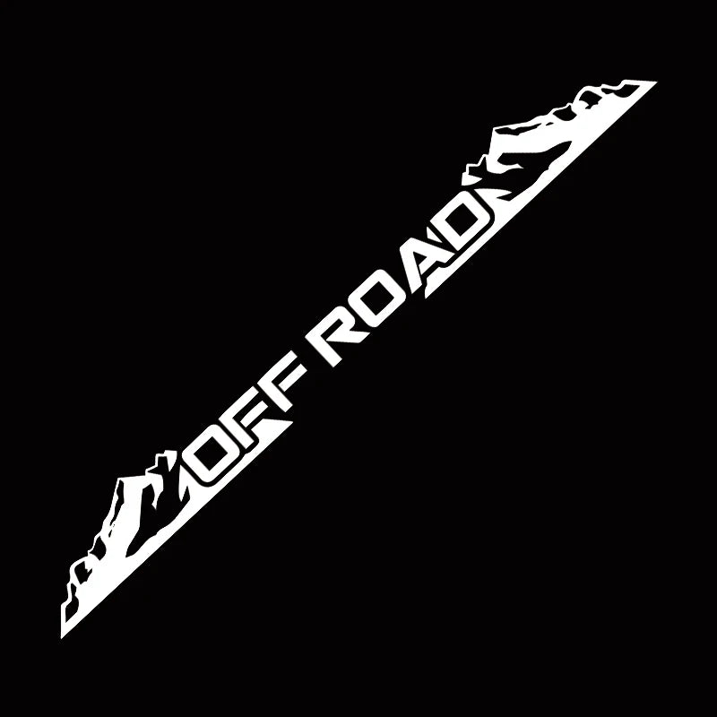100cmX9cm For OFF ROAD - Windshield Banner Car Stickers Vinyl Decal Back Window Sticker Fits 4x4 Mud Off Road Auto