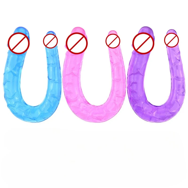 Dildo Sex Toys For Woman Vagina and Anus Realistic Penis Masturbators For Women Two Double Headed Dildos Adult Sex Toy For Women