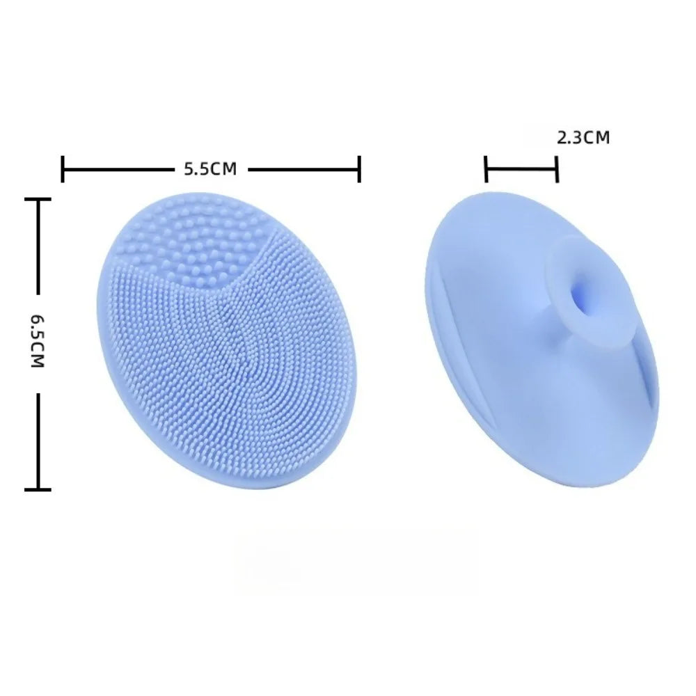 Soft Silicone Face Brush Cleanser and Massager Manual Facial Cleansing Brush Exfoliating Silicone Face Scrubber for Women Man