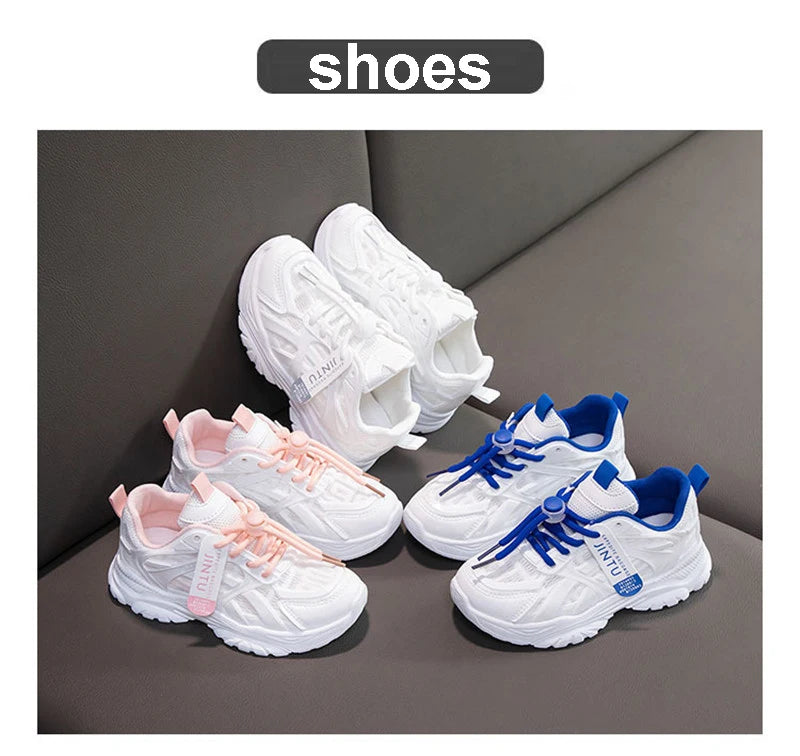 Size 26-36 Fashion Shoes Children Sneakers Sport Girls Shoes Child Rubber Leisure Trainers Kids Sneakers 2020 Brand Autumn Shoes