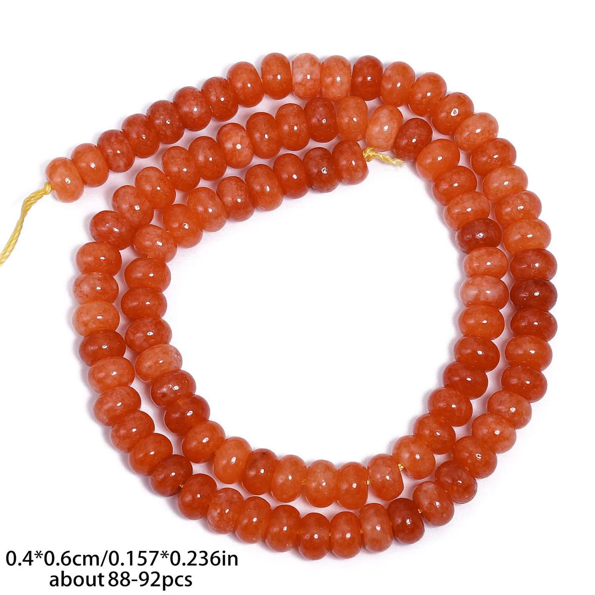 4x6mm Abacus Shape Jade Stone Beads Multicolor Mixed Spacer Beads for Jewelry Making Handmade DIY Bracelet Necklace Pendant