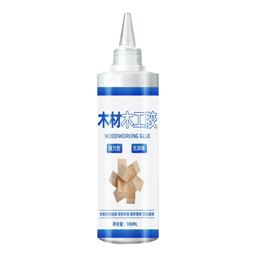 Wood Glue For Furniture 180ml Carpenter Glue Transparent Eco-Friendly Wood Adhesive Professional Safe Glue Multi-Functional