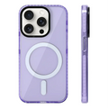 Neon Color Clear Crystal Magnetic Phone Case For Iphone 17 16 15pro 15 14 13max 12 Wireless Charging Soft Silicone Bumper Cover