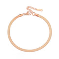 （Summer6）Snake Chain Anklets Stainless Steel For Women/Men Foot Accessorie Foot Jewelry