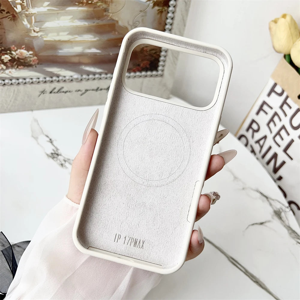 Orignal Liquid Silicone Magsafe Phone Case for iPhone 18 Pro Max 18 Pro 17 16 13 14 15 Pro Magnetic Wireless Charge Soft Cover