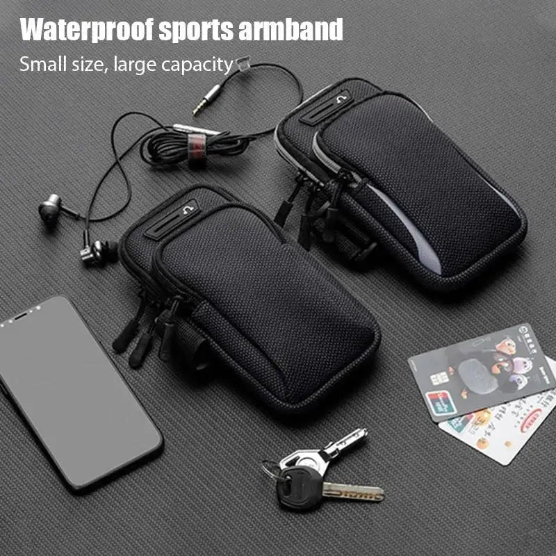 Running Mobile Phone Arm Bag Sports Phone Armband Waterproof Running Jogging Mobile Phone Protective Bags Accessories For iPhone
