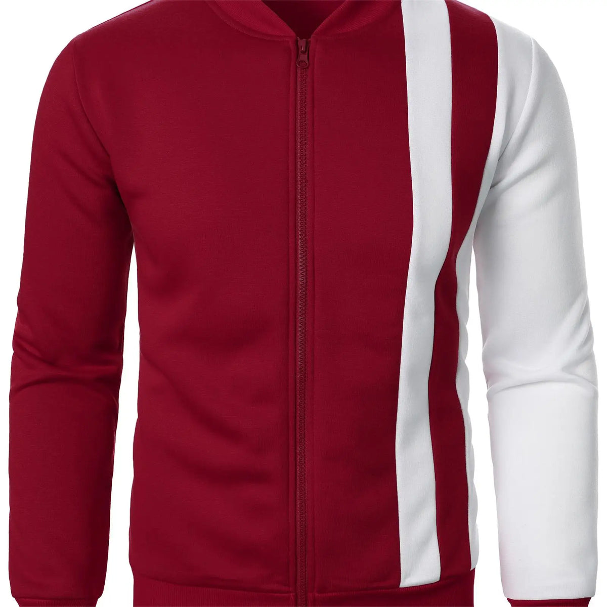 Blazer de ginásio casual de manga comprida com fecho para primavera/outono