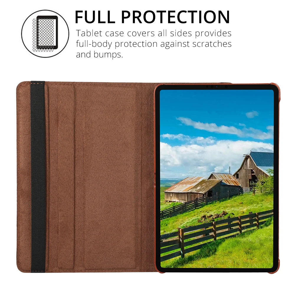 360 Degree Rotating Case For Xiaomi RedMi Pad 2 SE 11 10.61"Stand Cover Xiaomi pad 5 6 11 Pad 7 Pro 11.2 PU Leather Tablet Cases
