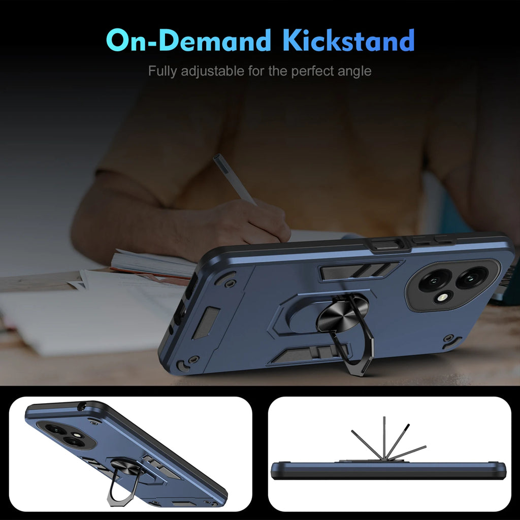 Military Armor Shockproof Case for Honor 400 Pro 400 Lite 5G Protective Cover Ring Stand Holder Fundas Coque