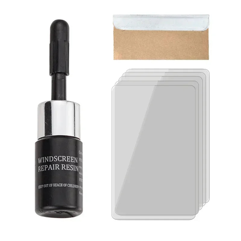 Car Glass Scratch Repair Fluid Agent Set Windscreen Window Glass Nano Scratch Crack CrackResin Repair Agent Tools