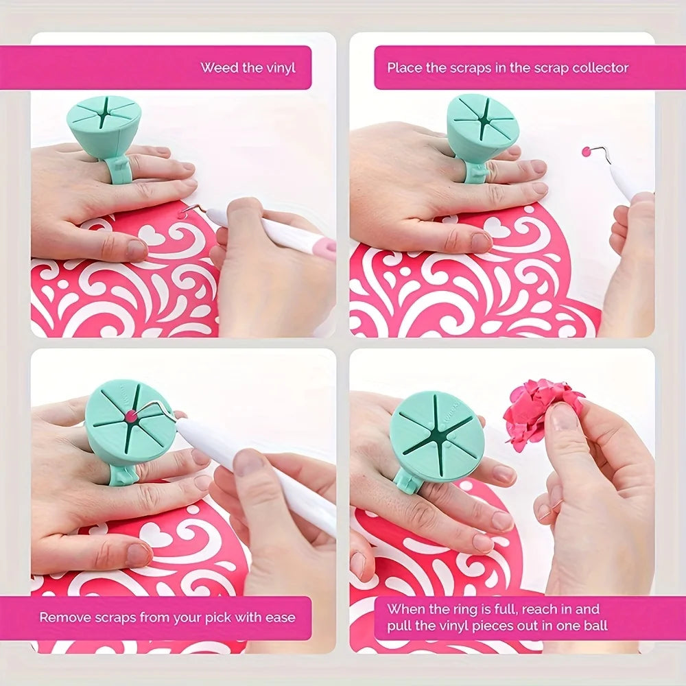 Finger Storage Box, Fragment Collector, Paper-Cut and Handicraft Tools, Nail Polish Bottle Holder, Silicone Products