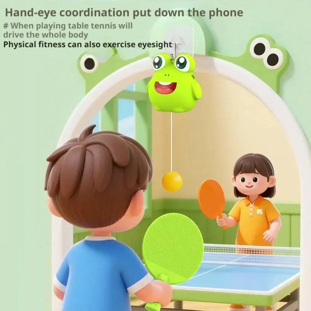 Indoor Hanging Table Tennis Trainer for Game Sports Exercise Indoor Playing Children for Door Frame Convenient Ping Pong Trainer