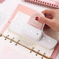 1PC 3-Hole Punch, 4mm Loose-Leaf Punch, Universal A5/A6/A7 Paper, Suitable for DIY Scrapbooks and Notebooks.