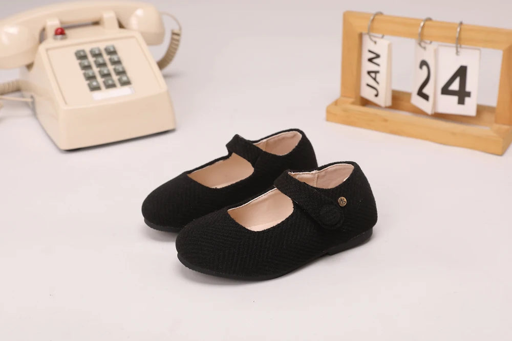 AS Kids Shoes Children Leather Shoes Baby Girls Warm Brand Loafers Toddler Slip On Princess Flats Boys Oxford Platform Mary Jane