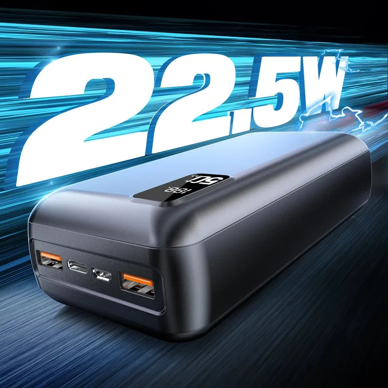 22.5W Fast Charging 20000 MAh Ultra Large Capacity Power Bank with Digital Display Portable Mobile  for  IPhone17 Xiaomi