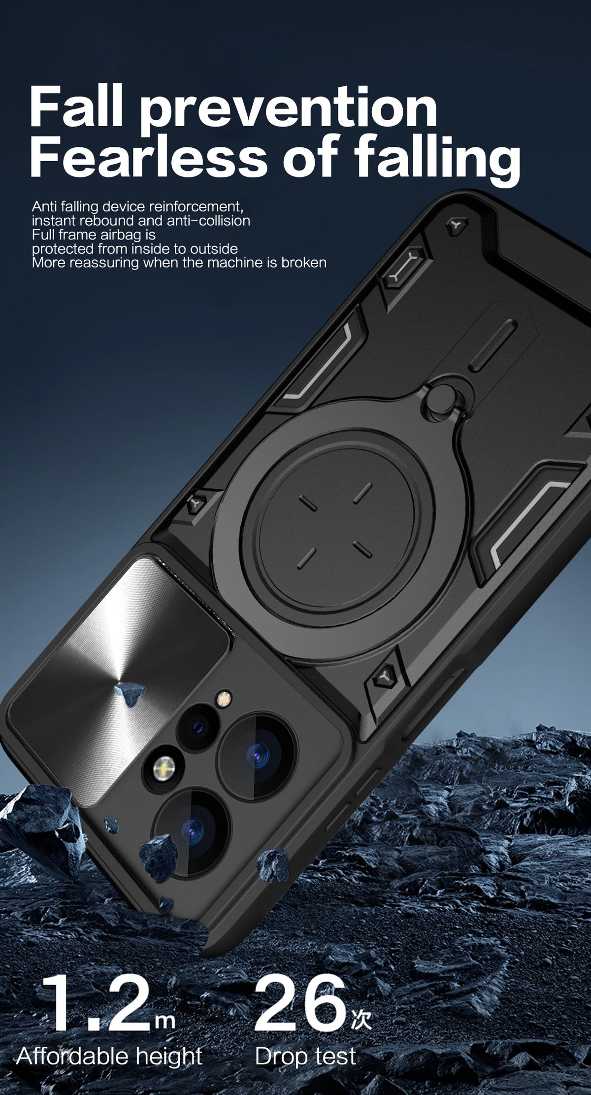 Magsafe Magnetic Camera protection case for Redmi Note 12 4G 12s  Armor Hybrid Metal Ring Back Cover For Redmi Note12 Pro Plus