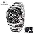 New 1644 PAGANI DESIGN 40mm Men Watch Multifunction Chronograph Sapphire Glass 100M Waterproof Quartz Watch for Men Reloj Hombre