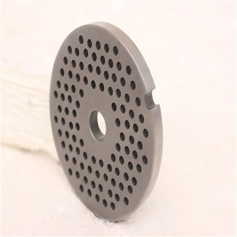 304 Stainless Steel Meat Grinder Blade Mincer Plate Disc Replacement Part for 8# Type Manual Meat Grinder Mincer Knife Accessory