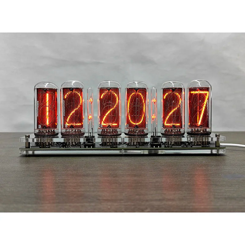 6-digit IN18 Nixie Clock Nixie Tube Clock IN-18 Four Tubes Nixie Clock