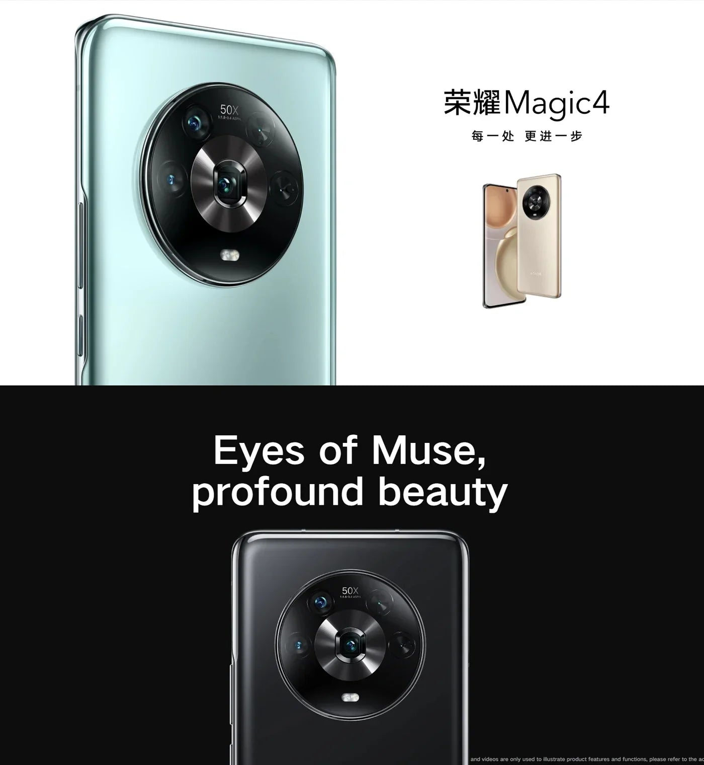 HONOR Magic 4 RAM 8GB/12GB ROM 256GB 6.81inches 430ppi 120Hz Screen 4800mAh 50MP Ultra wide angle lens Original Used Phone