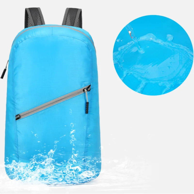 Portable Foldable Travel Backpack Light Sports Backpack Multifunctional Outdoor Mountaineering Bag Unisex Waterproof Backpack