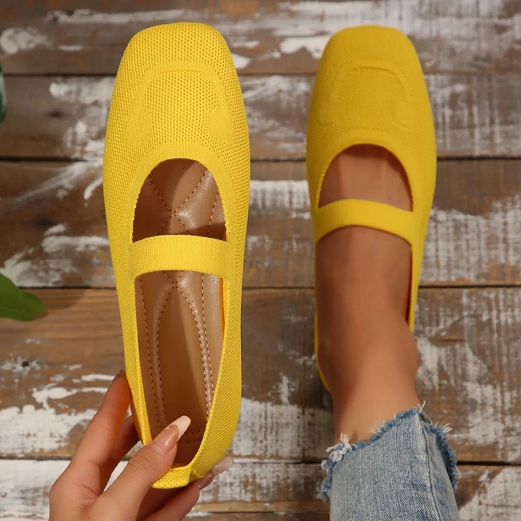 2026 New Fashionable Comfortable Mesh Flat Loafers Retro Breathable Casual Women Lightweight Shallow Shoes Zapatos De Mujer