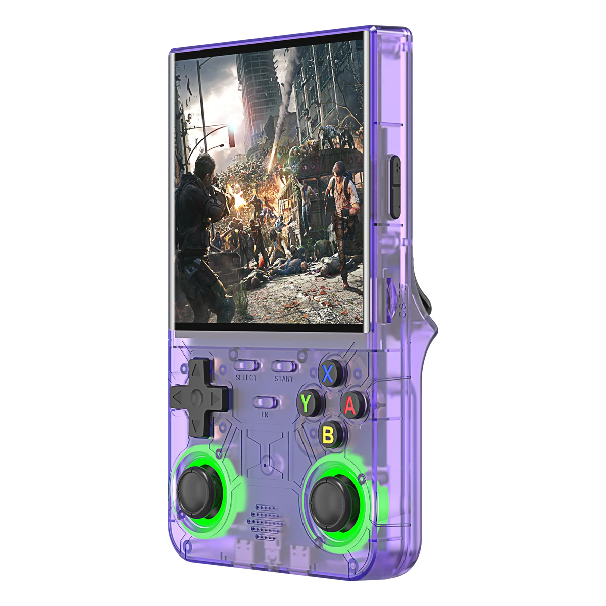 R36 Ultra Console Portable Retro Game 4‘’ IPS Screen Handheld Game Players Emulator Pocket Video Player 64G/128G