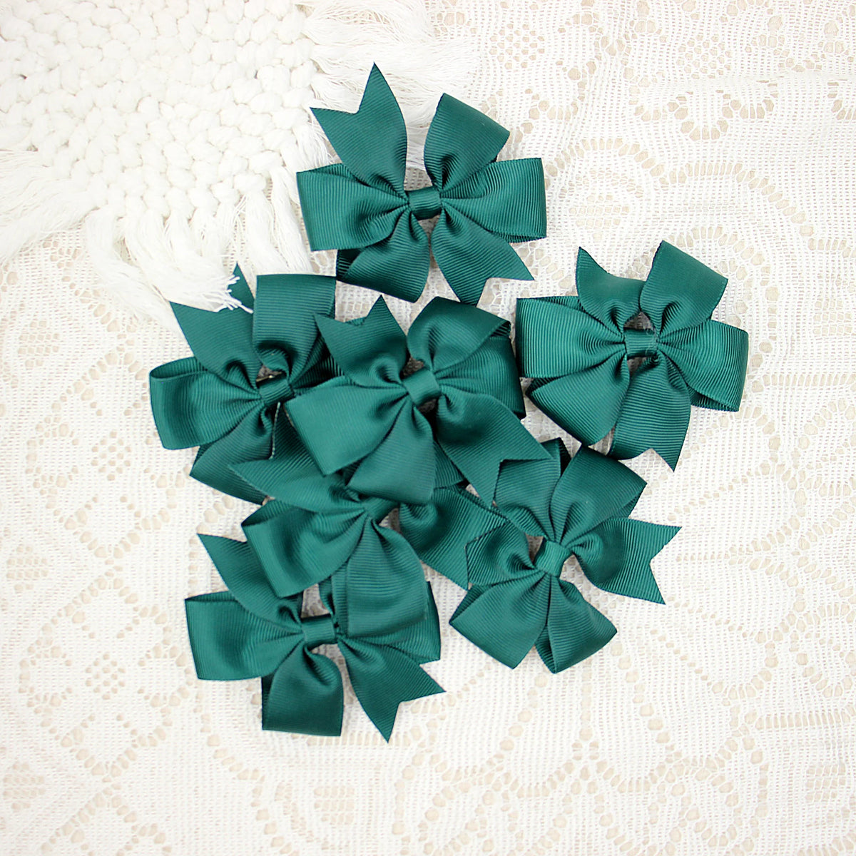 10pcs Ribbon Bow Hair Clip for Girls Hair Accessories Winnower Children Alligator Clip Kids Hairbow Hairpin Grosgrain Barrettes