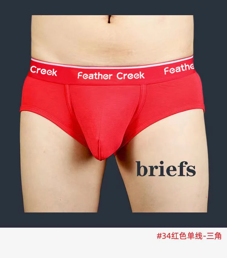 Men's boxers with big pockets sexy briefs men's underwear