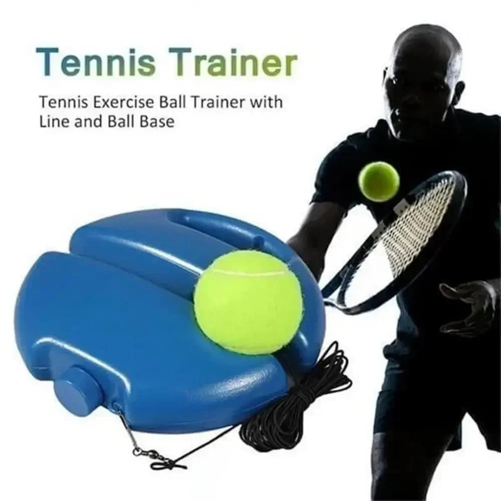 Tennis Trainer With 1Pc Tennis Ball For Beginner, Tennis Rebounder Set For Self Training, Auxiliary Training Equipment