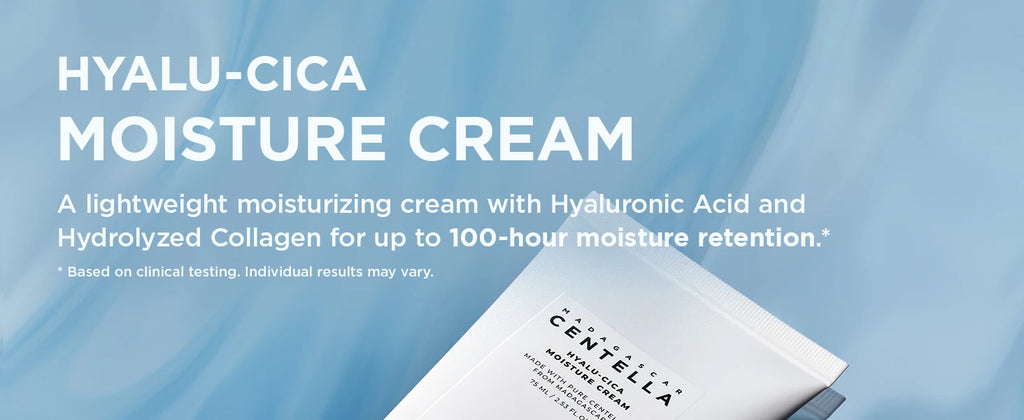 SKIN1004 Hyalu-Cica Moisture Cream Face Moisturizer Hyalu Cica Intense Hydration for Dry Dehydrated Skin Korean Skin Care