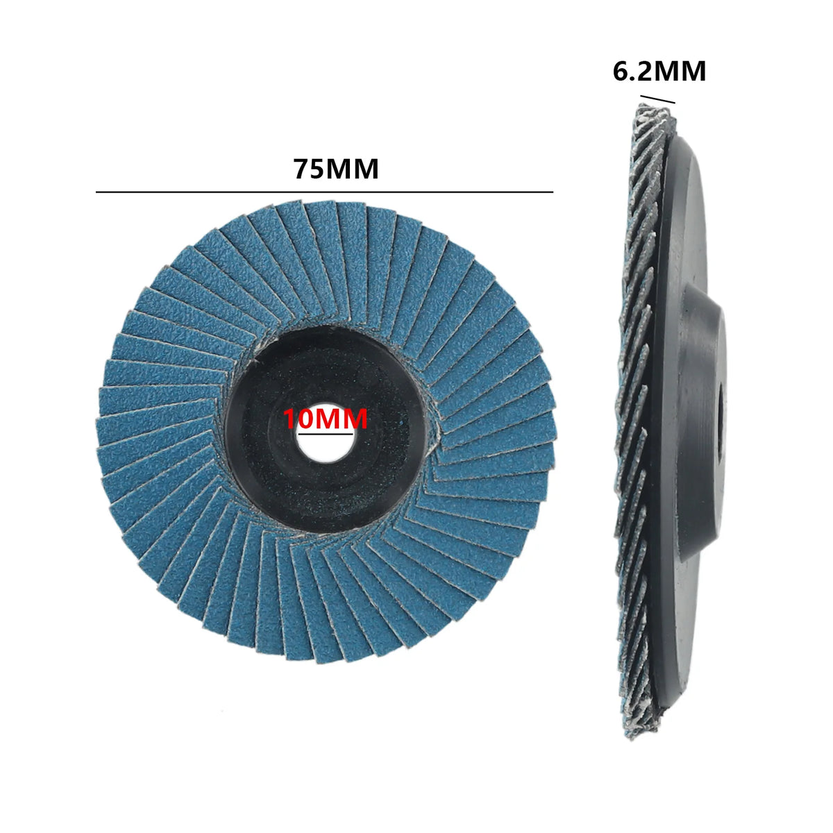 3Pcs 3 Inch Flat Flap Discs 75mm Grinding Wheels Wood Cutting For Angle Grinder Discs Sanding Discs Grinding Wheels Blades
