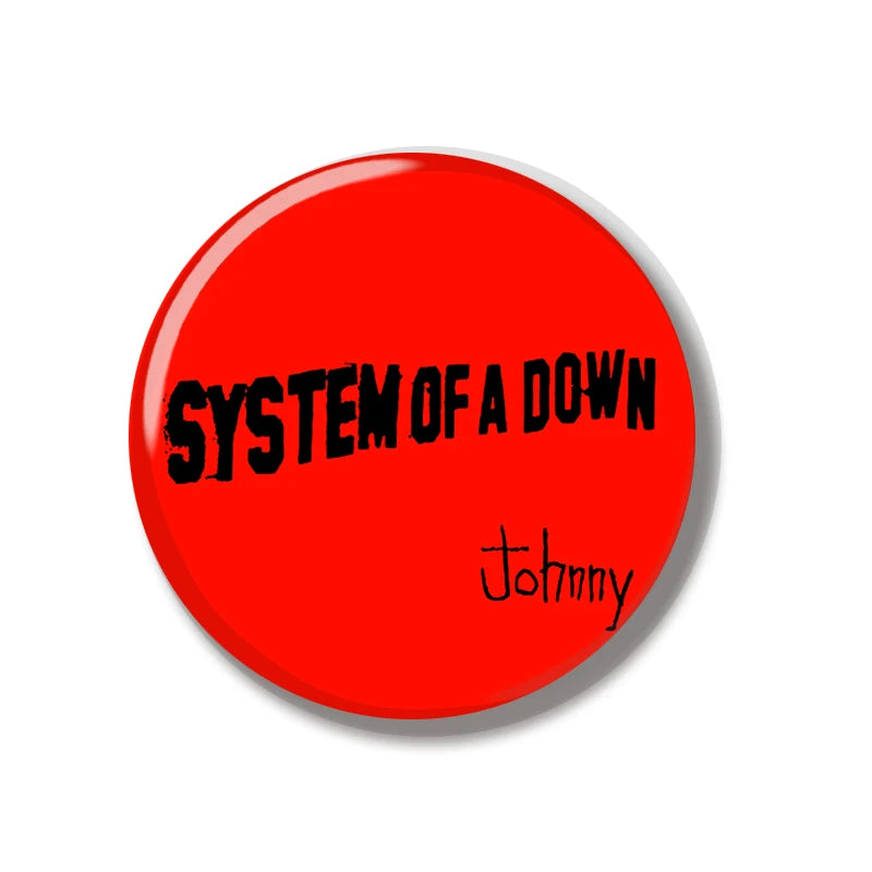 44MM Soad system down Band Pin Soft Button Pin Jewelry Creative Badge Cartoon Brooch Lapel Pin Bag Backpack Hat Decoration