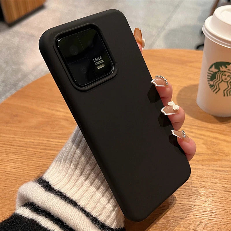 For Xiaomi 13 Luxury Liquid Silicone Shockproof Back Cover All-inclusive Drop-proof Soft Phone Cover For Mi 13 Pro Case