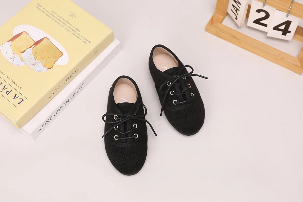 AS Kids Shoes Children Leather Shoes Baby Girls Warm Brand Loafers Toddler Slip On Princess Flats Boys Oxford Platform Mary Jane