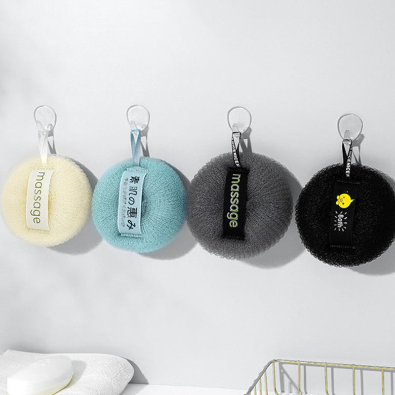 Bath Sponge Balls Cleaning Brush Shower Puff Body Cleaner Exfoliating Scrubbers Bath Ball 3d Massage Brush Bathroom Supplies