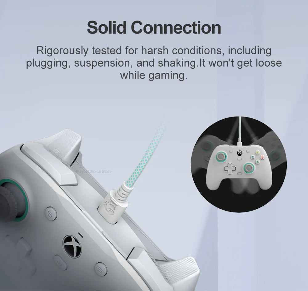 GameSir 3m Nylon Braided Cable for G7 Pro G7 Pro 8K Cyclone 2 Nova Lite X5 Lite G7 SE G8 G8+ MFi X5s Kaleid Flux Gamepad