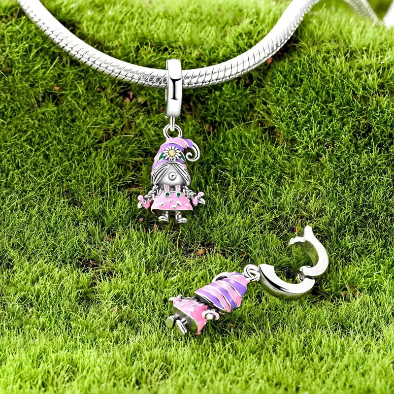 925 Sterling Silver Charms Pendant Beaded Fit Bracelet DIY Boy Girl Family Friendship Charm Making for Women's Fine Jewelry Gift