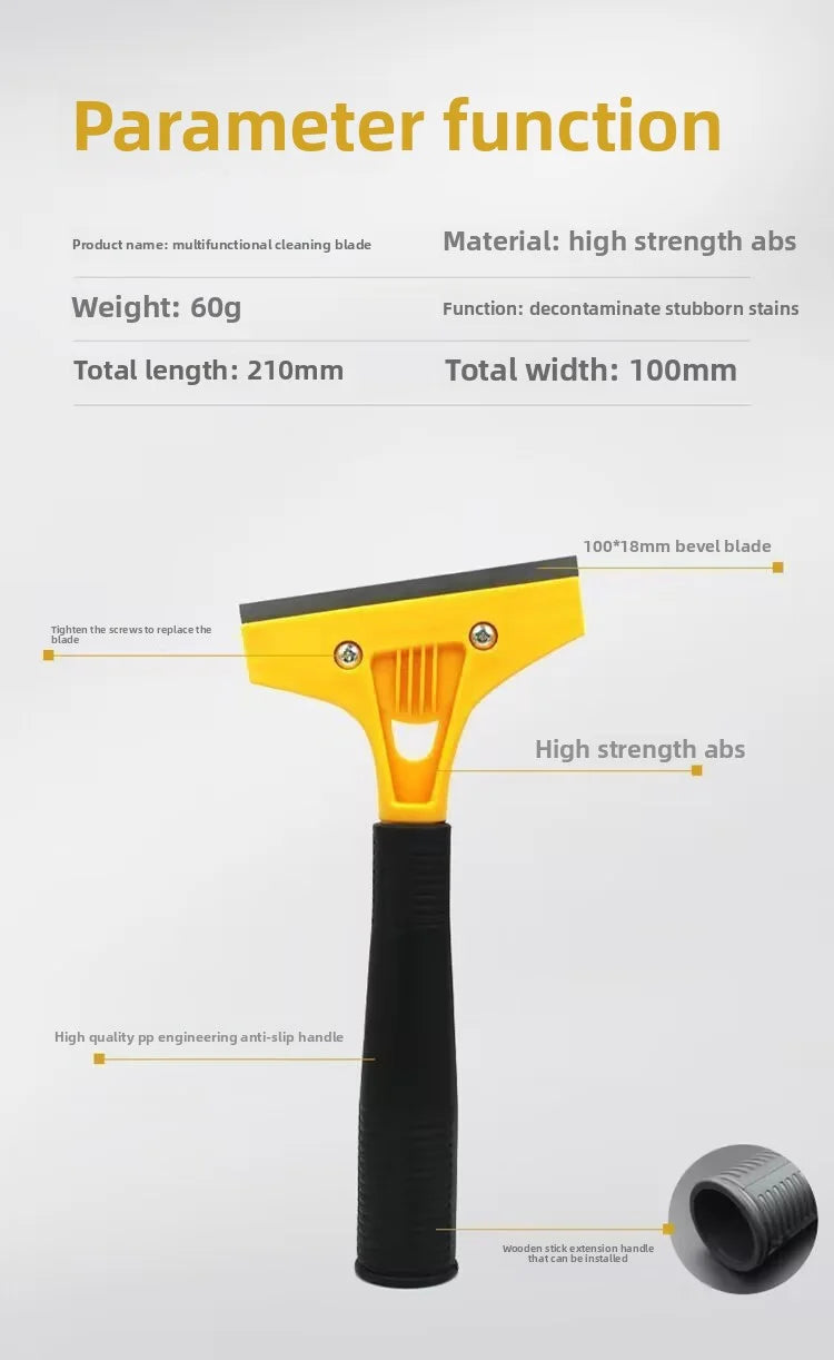 ALIWRAP Metal Blade Scraper Spatula Car Glue Sticker Remover Household Cleaning Window Ceramic Glass Oven Stain Removal Squeegee