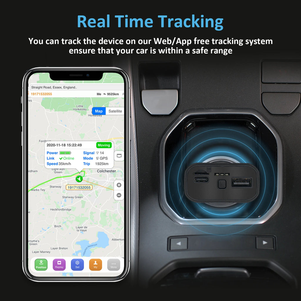 SinoTrack 4G USB Car Cigarette Lighter GPS Tracker ST-909L Car Phone Charger with Free Online Tracking APP