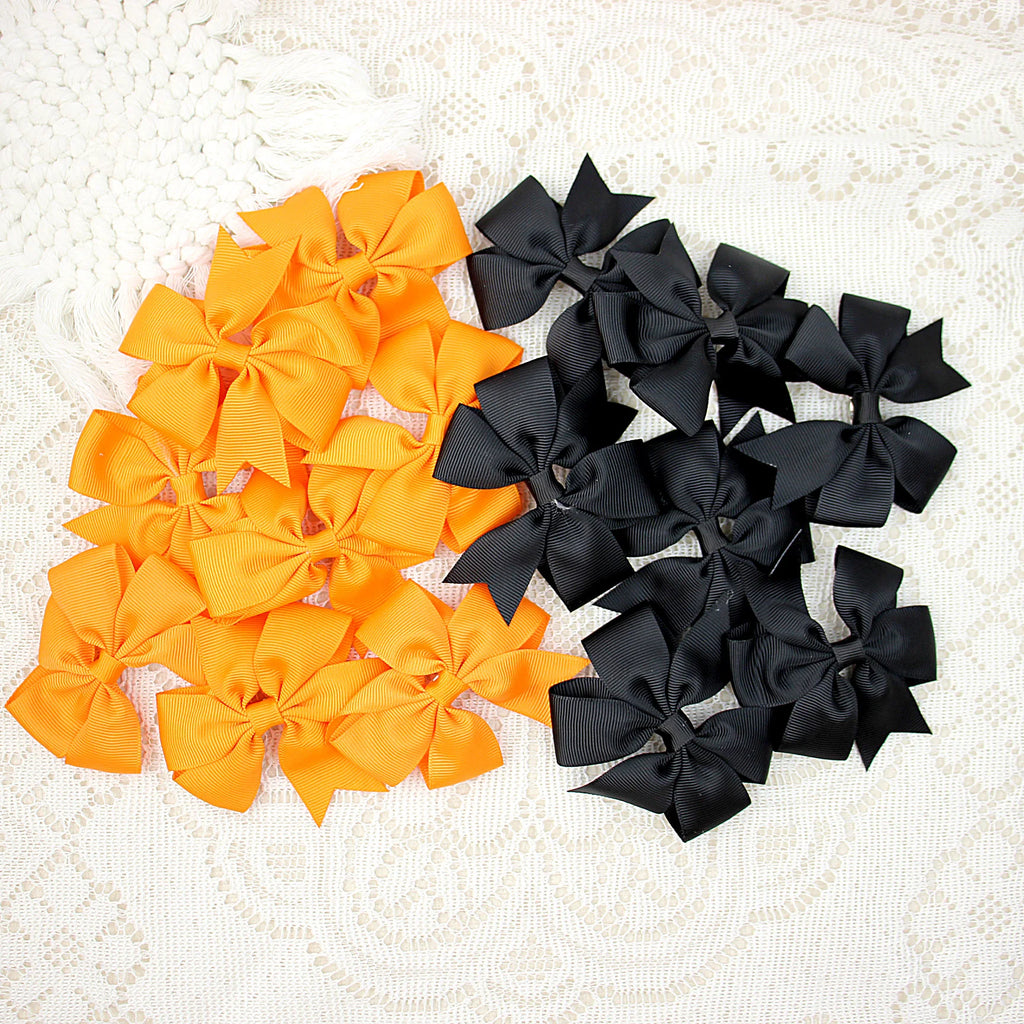 10pcs Ribbon Bow Hair Clip for Girls Hair Accessories Winnower Children Alligator Clip Kids Hairbow Hairpin Grosgrain Barrettes