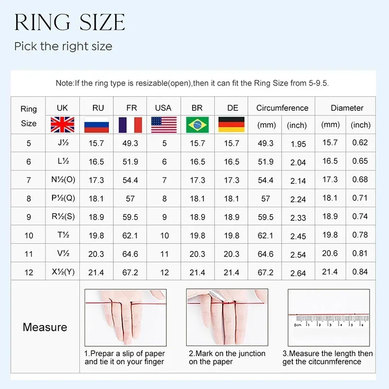 925 Sterling Silver Sparkling 1CT Real Moissanite Diamond Ring for Women Wedding Original High Quality Fine Jewelry