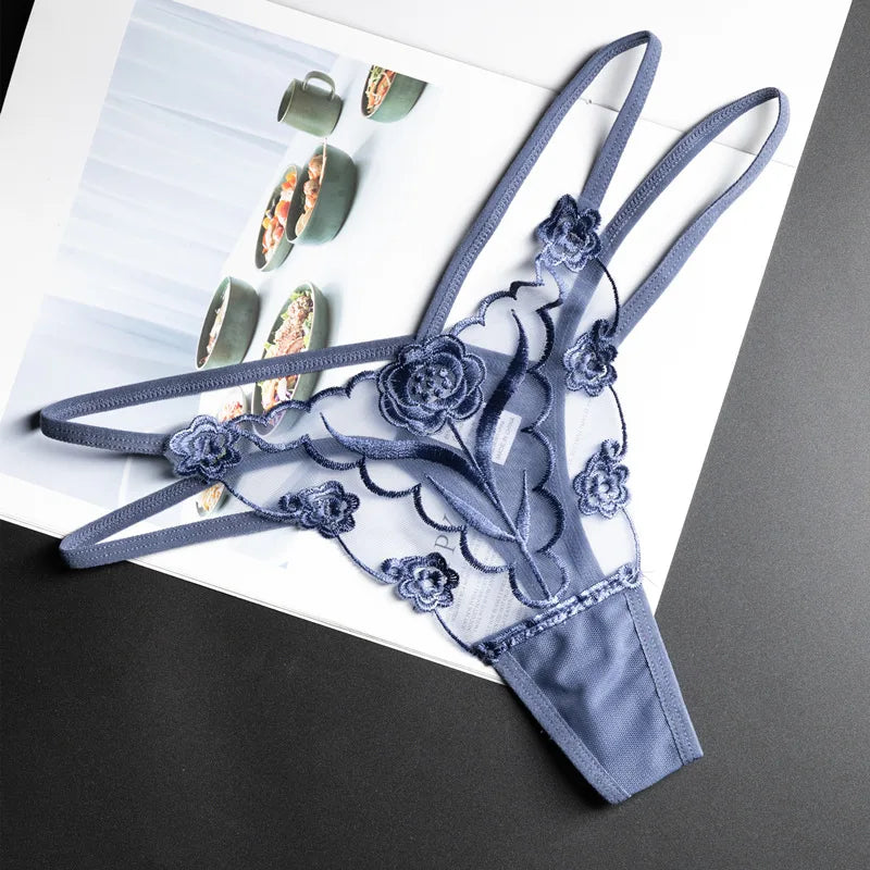 Women's Underwear Sexy Lace Breathable Lingerie Panties Thongs for Woman Female Briefs Panty Transparent Plus Size Underpants