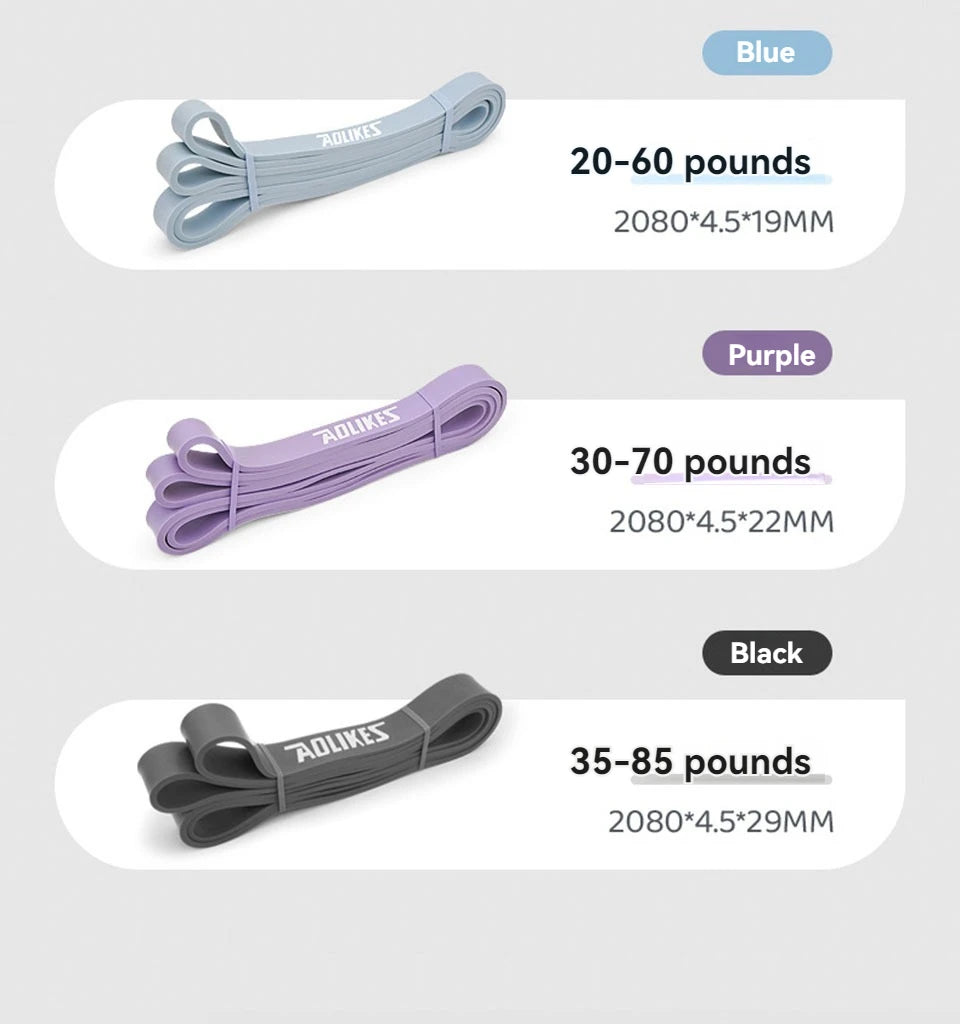 AOLIKES 1PCS Pull Up Assistance Bands -Resistance Heavy Duty Workout Exercise Stretch Fitness Bands Assist for Body,Stretching